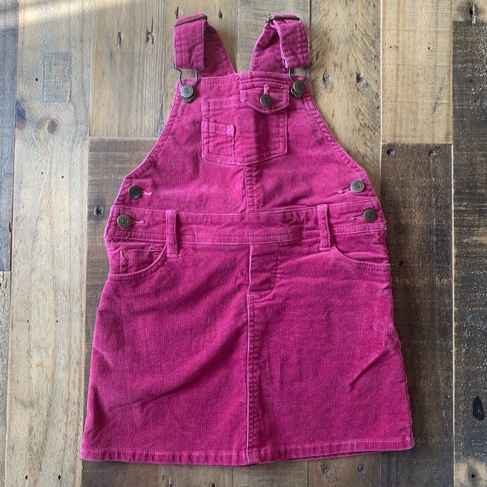 3 for $30 / Pink Corduroy Overall Dress (24M)